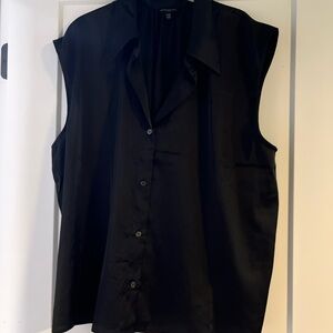 Banana Republic Black Sleeveless Blouse